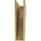 Ekena Millwork 7"W x 28"D x 28"H Thin Crestline Rough Cedar Woodgrain TimberThane Corbel, Primed Tan CORUR07X28X28CRERCPR - alternate 2